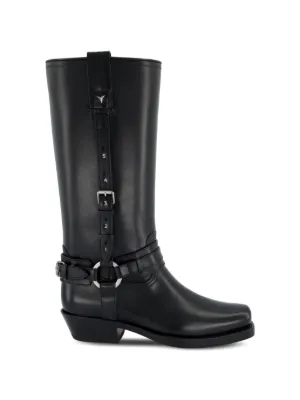 Balenciaga Venom バックルストラップ ブーツ | ブラック | FARFETCH JP