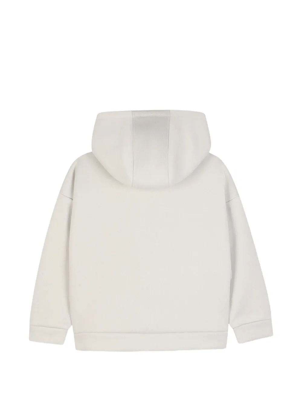 BOSS Kidswear Hoodie met rits Beige