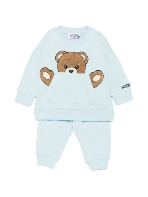 Moschino Kids Teddy Bear patch tracksuit