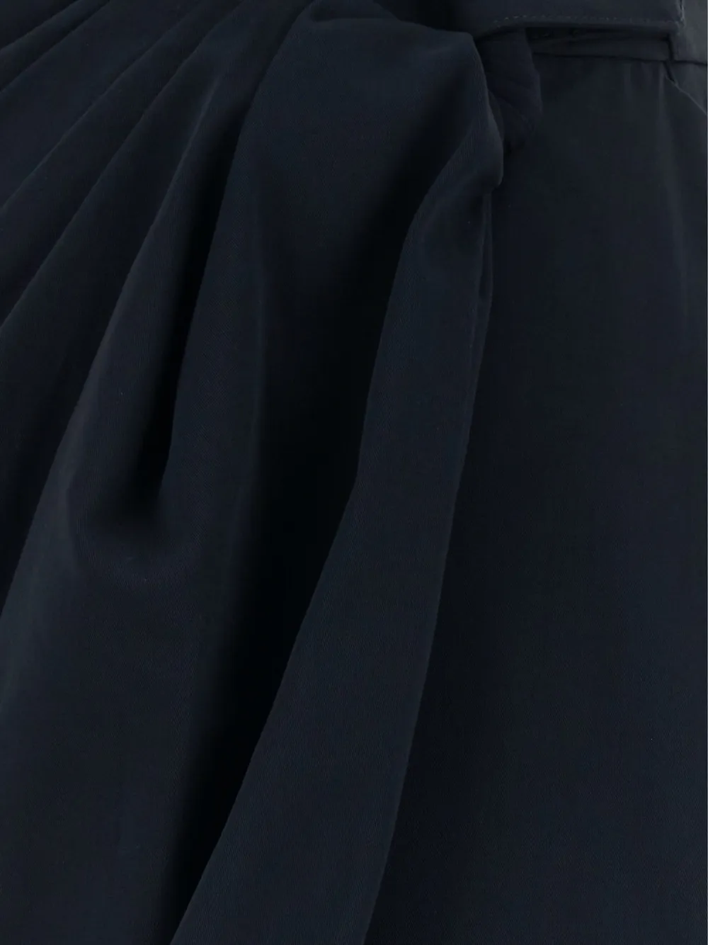 JW Anderson Gedrapeerde broek met wijde pijpen Blauw