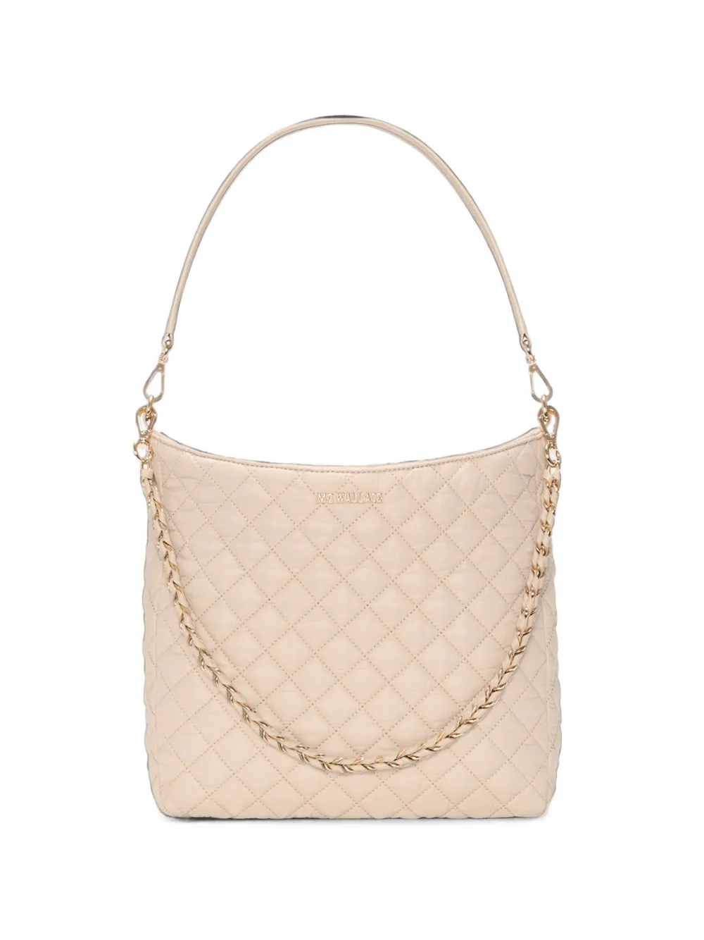 Mz Wallace Buff quilted shoulder bag · OS