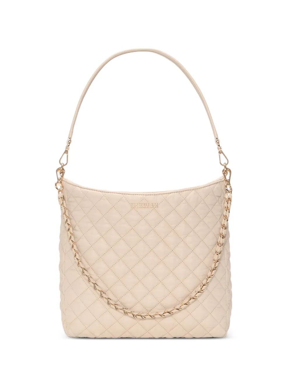 Mz Wallace Buff quilted shoulder bag