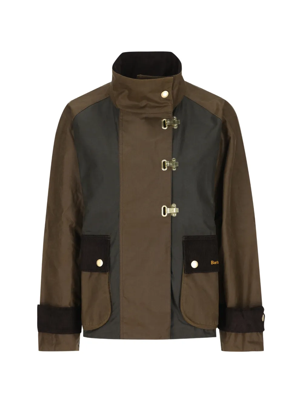 Barbour Hazelwood corduroy-trim lobster-claw jacket