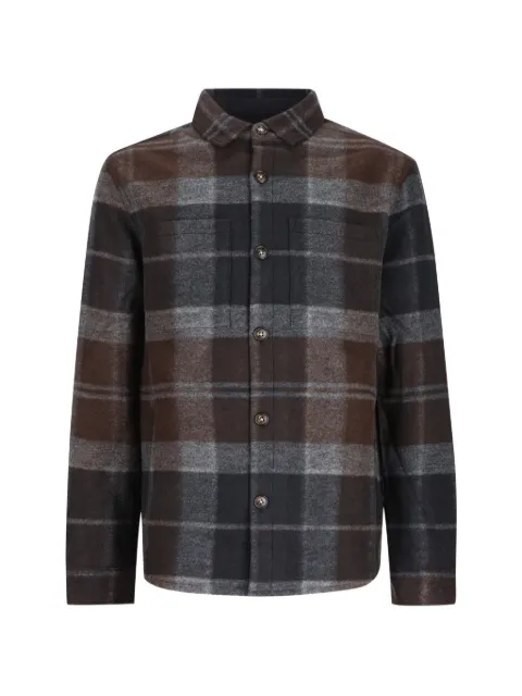 Barbour camisa Woodlane con motivo de cuadros y cuello americano