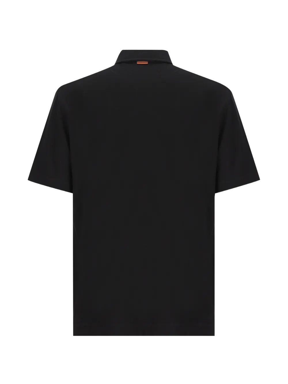 Zegna Poloshirt met borstzak Zwart
