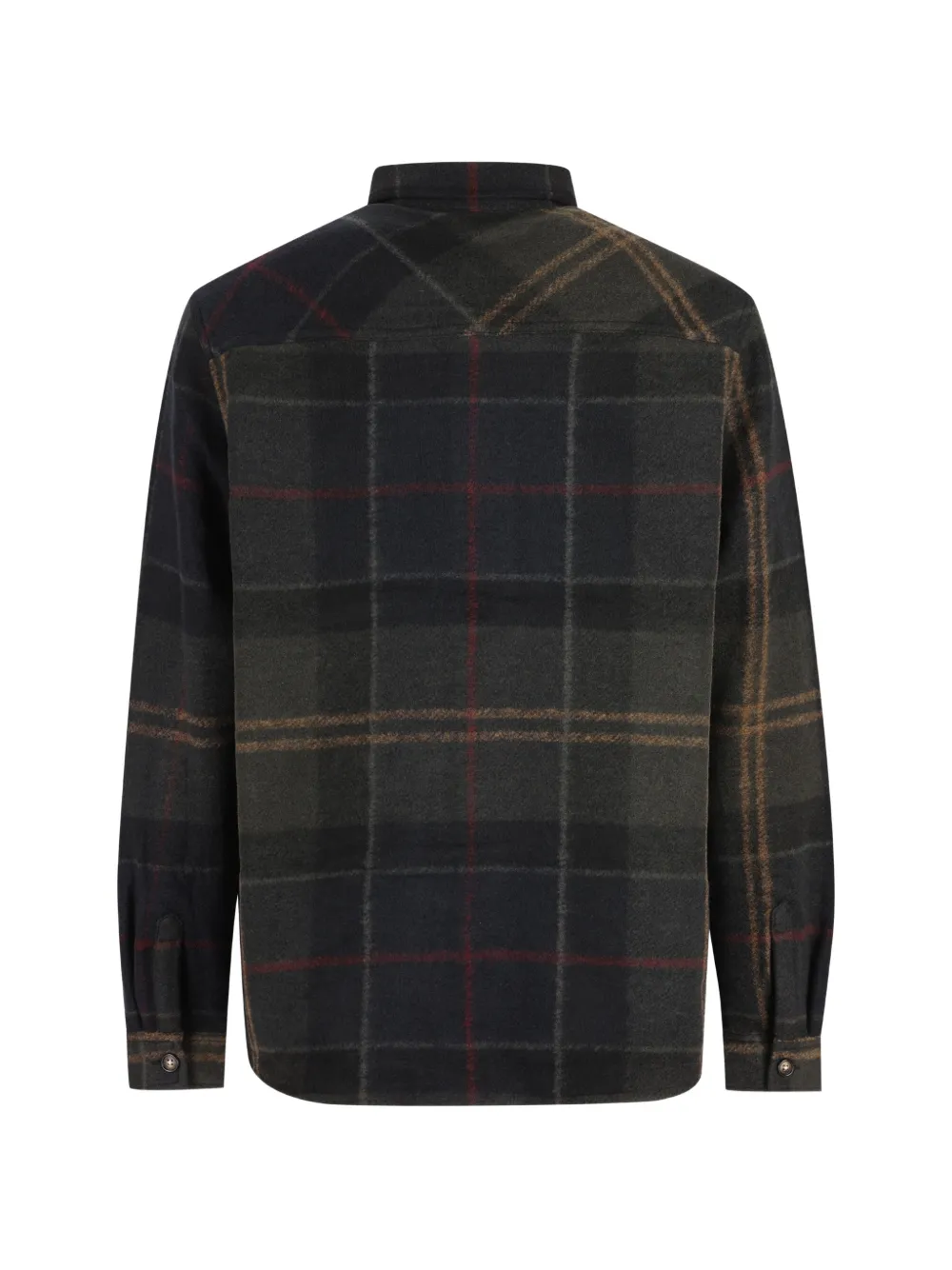 Barbour Woodlane geruit shirtjack Groen