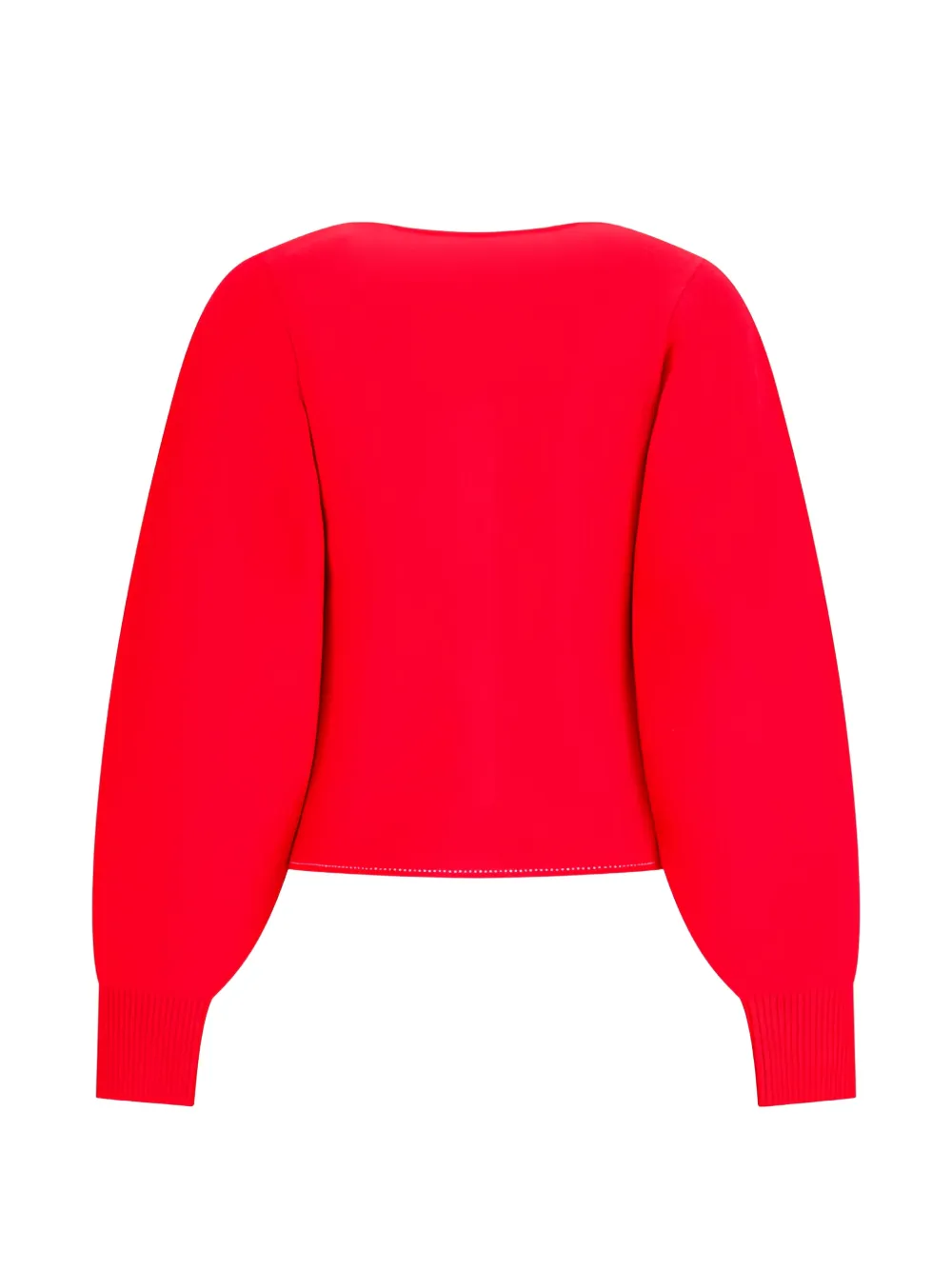 Jacquemus The Tempo vest met diepe ronde hals Rood