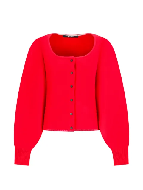 Jacquemus The Tempo scoop-neck cardigan