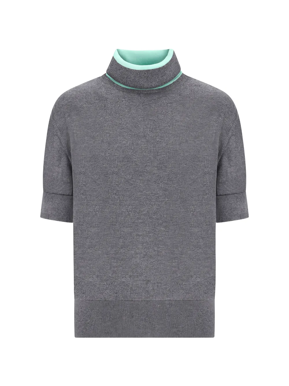 Jacquemus The Pablo knit short-sleeve cashmere sweater - Grigio