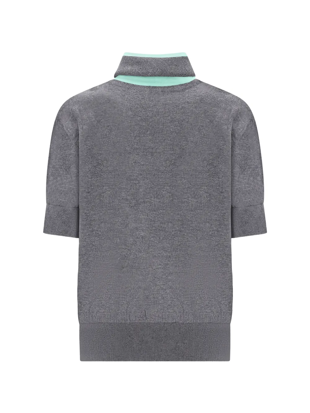Jacquemus The Pablo knit short-sleeve cashmere sweater Grijs