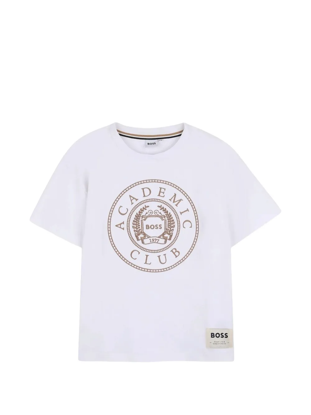 BOSS Kidswear logo-print T-shirt - Bianco