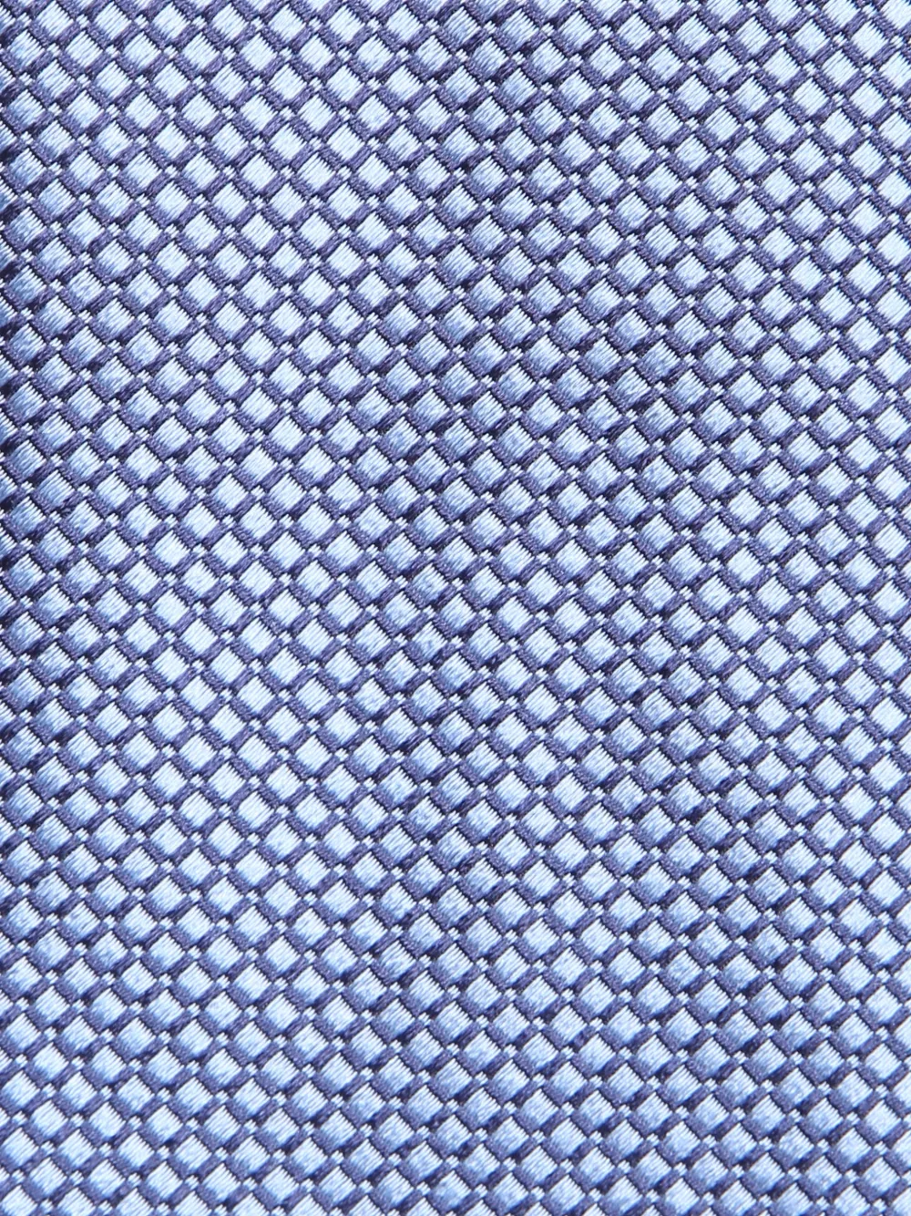 Zegna geometric-pattern silk tie Blauw