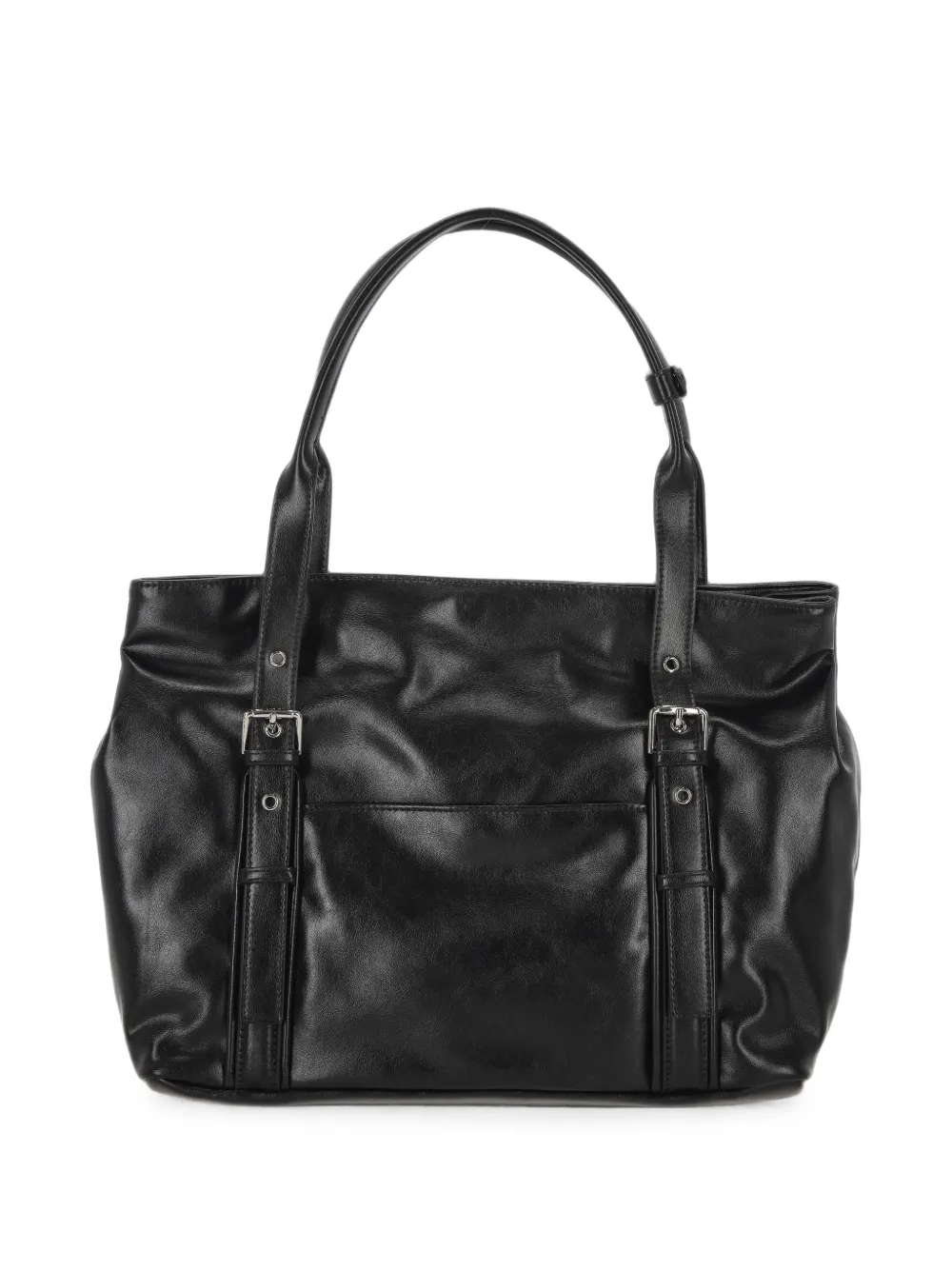 STAND OIL buckle-detail tote bag Zwart