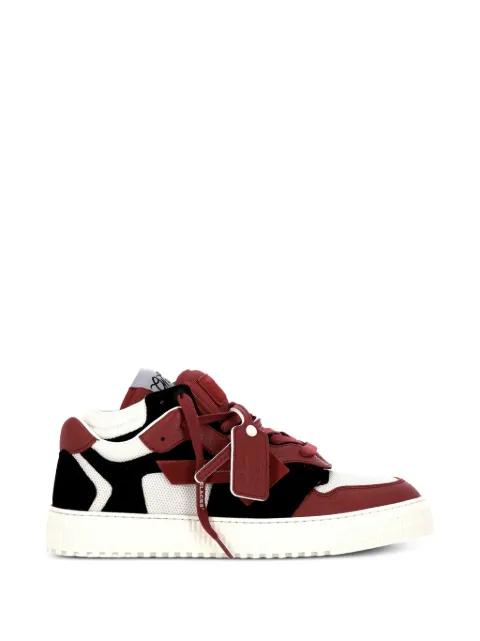 Off-White suede-panelled sneakers