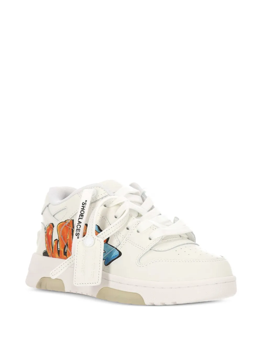Off-White Kids Out Of Office graffiti sneakers - Bianco
