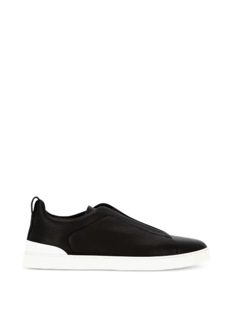 Zegna Triple Stitch leather sneakers