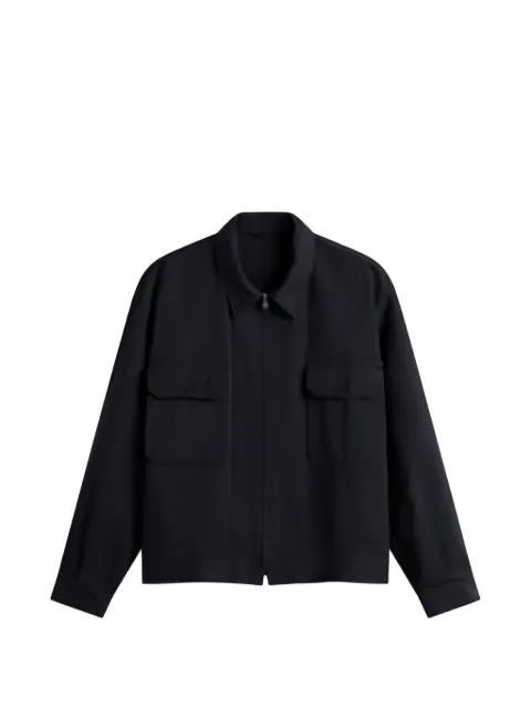 Woolrich Alaskan zip-up flap-pocket shirt jacket