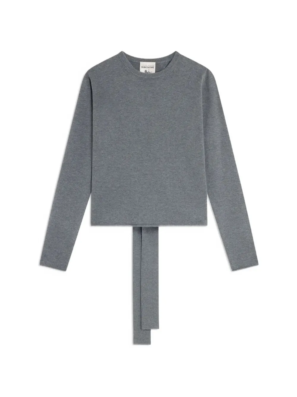 Semicouture cut-out open-back sweater