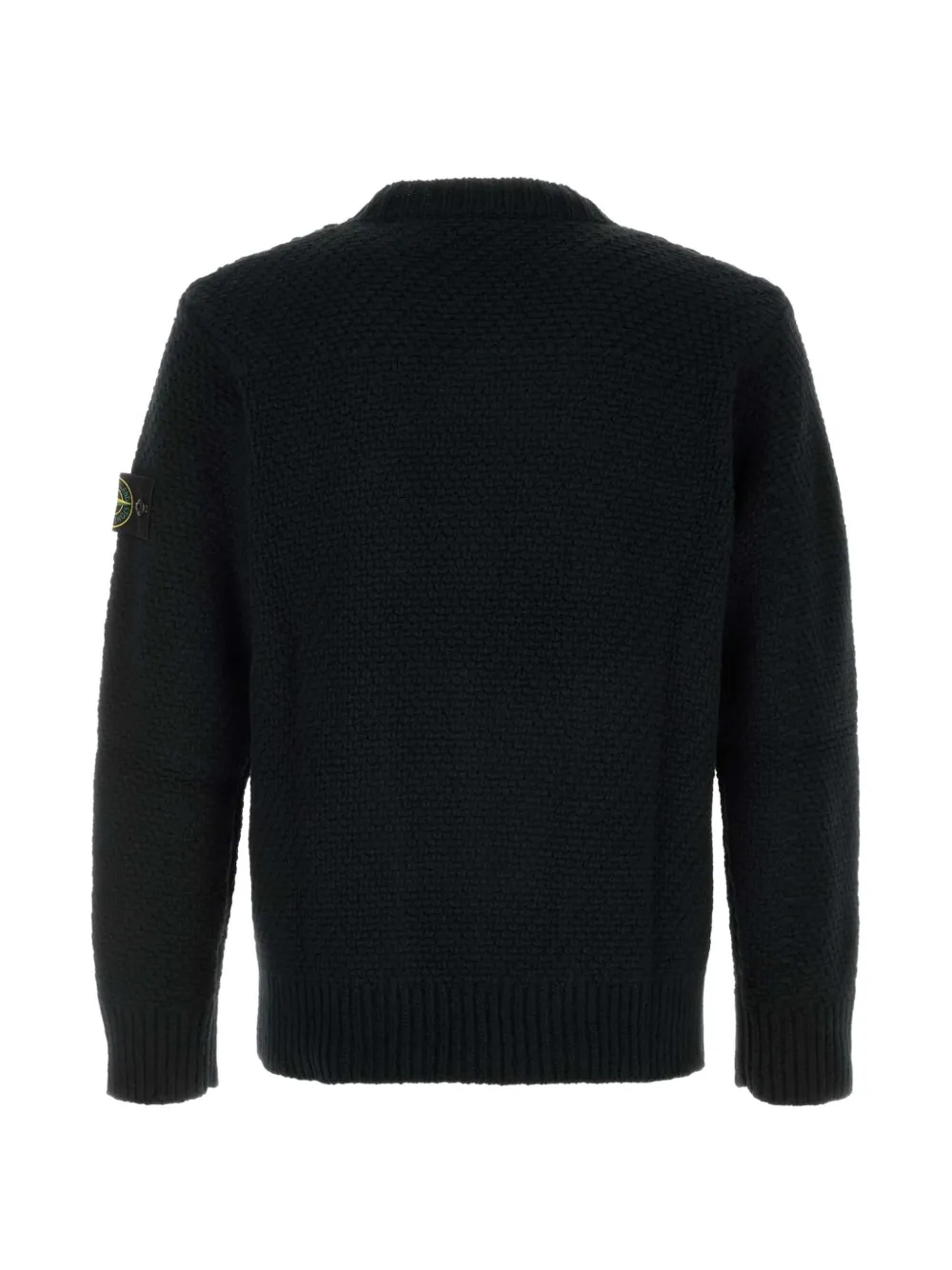 Stone Island Trui met logopatch Zwart