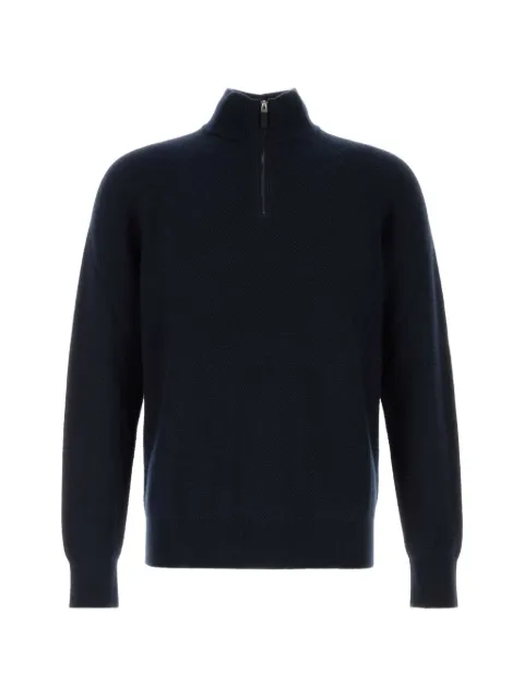 Zegna quarter-zip cashmere sweater