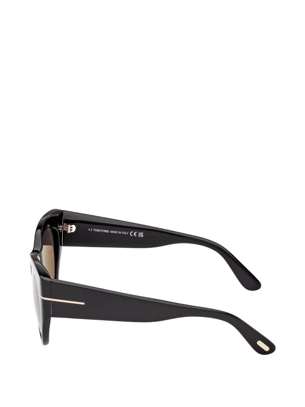 TOM FORD Eyewear Zonnebril met cat-eye montuur Zwart