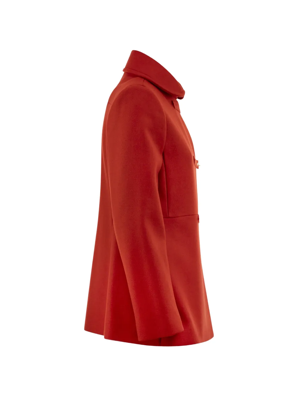 Fay Jas met enkele rij knopen en haak-en-oogsluiting Rood