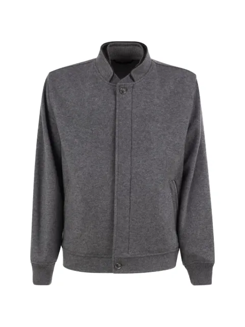 Fedeli Adrian stand-collar bomber jacket