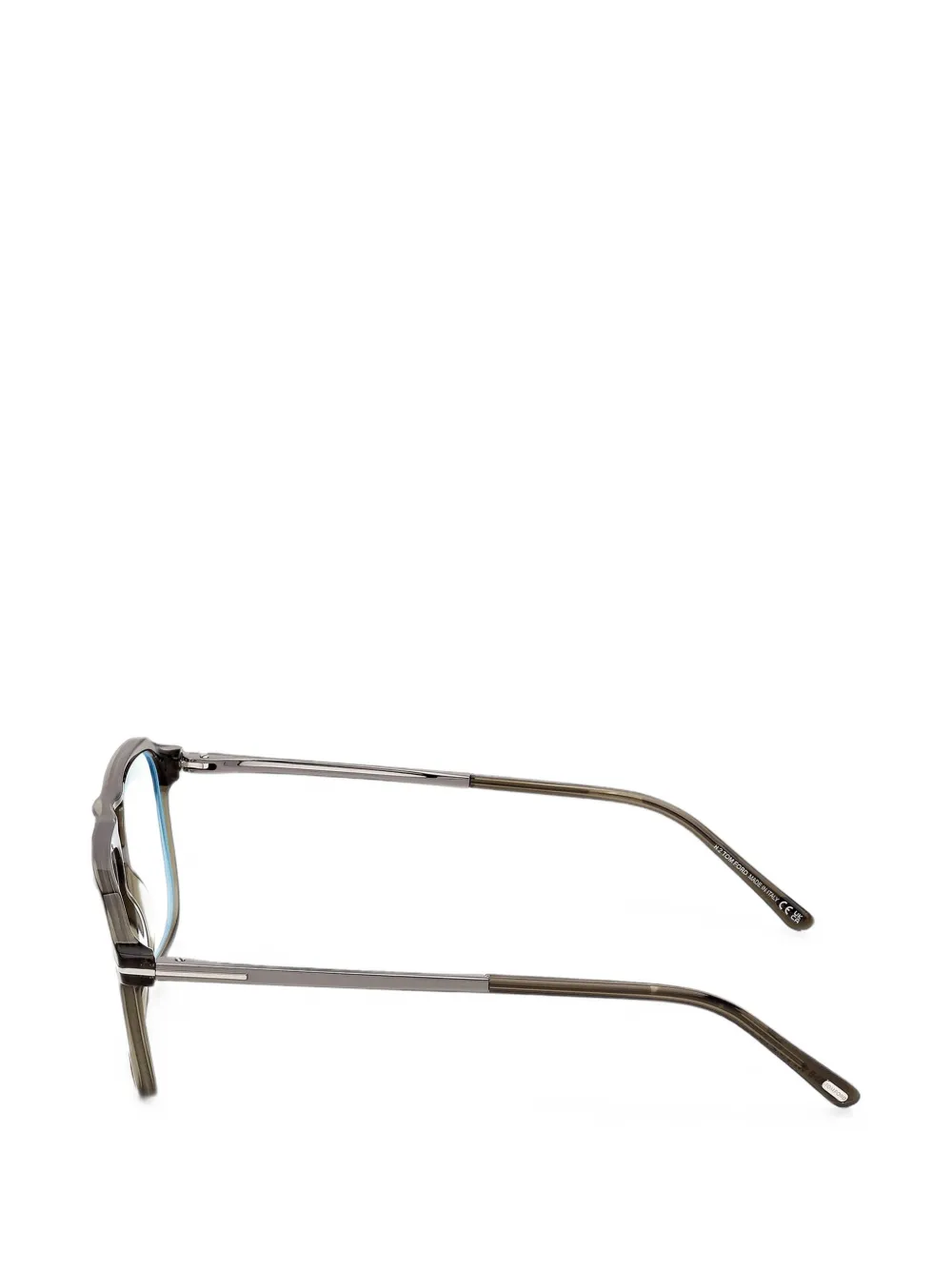 TOM FORD Eyewear pilot-frame glasses Groen