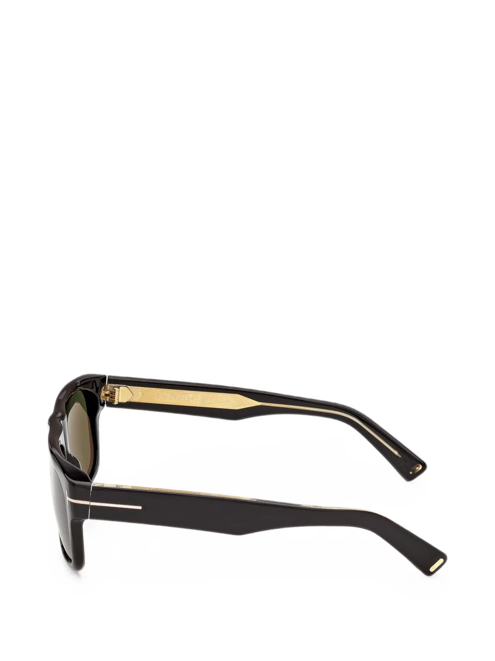 TOM FORD Eyewear Icon rectangle-frame sunglasses Zwart