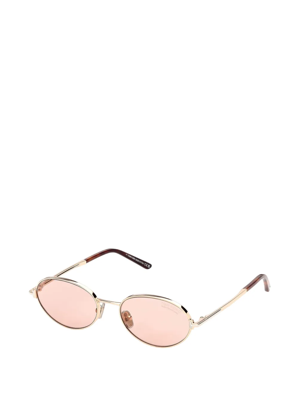 TOM FORD Eyewear Gina-02 zonnebril met ovalen montuur Goud