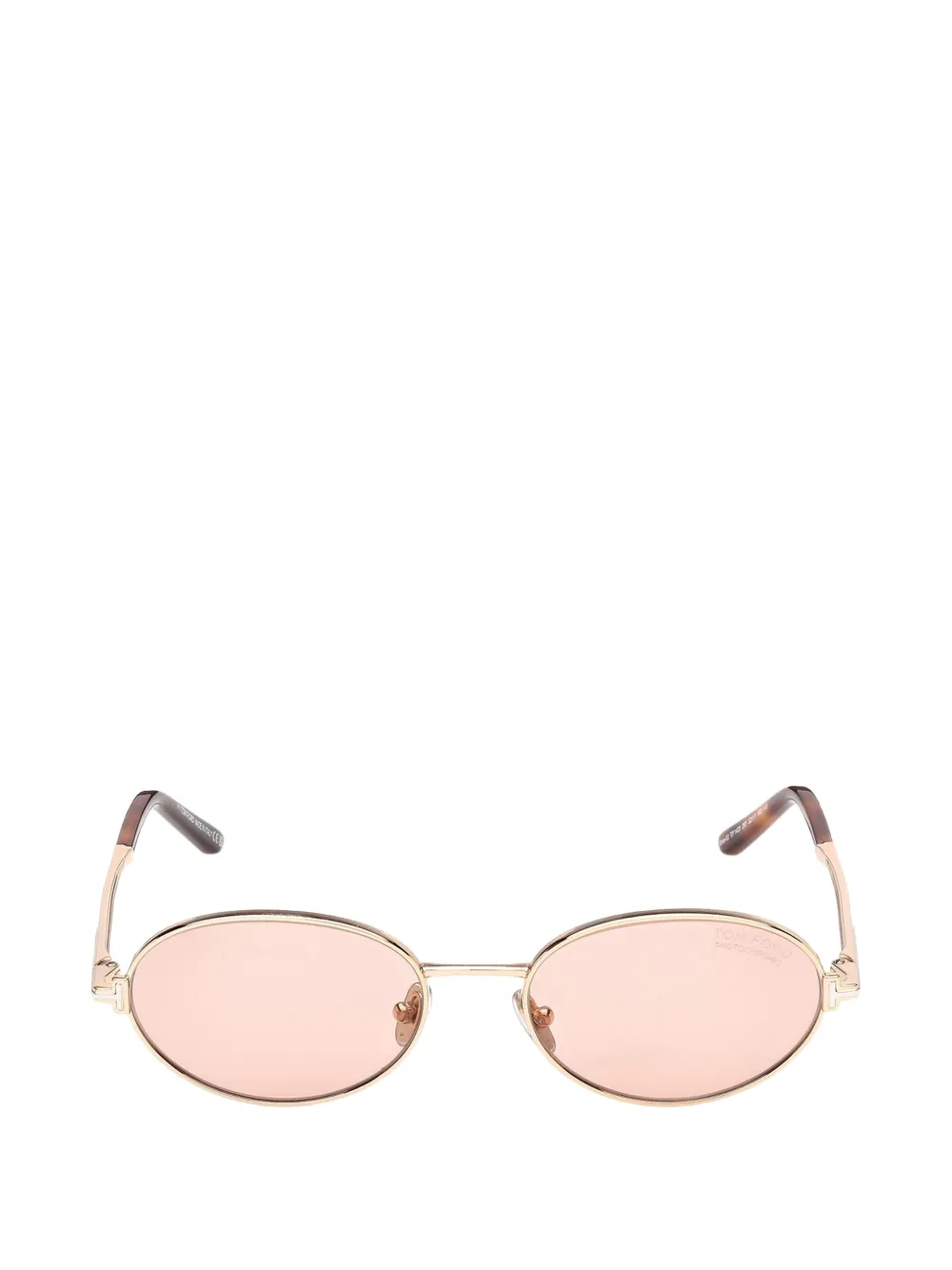 TOM FORD Eyewear Occhiali da sole ovali Gina-02 - Oro