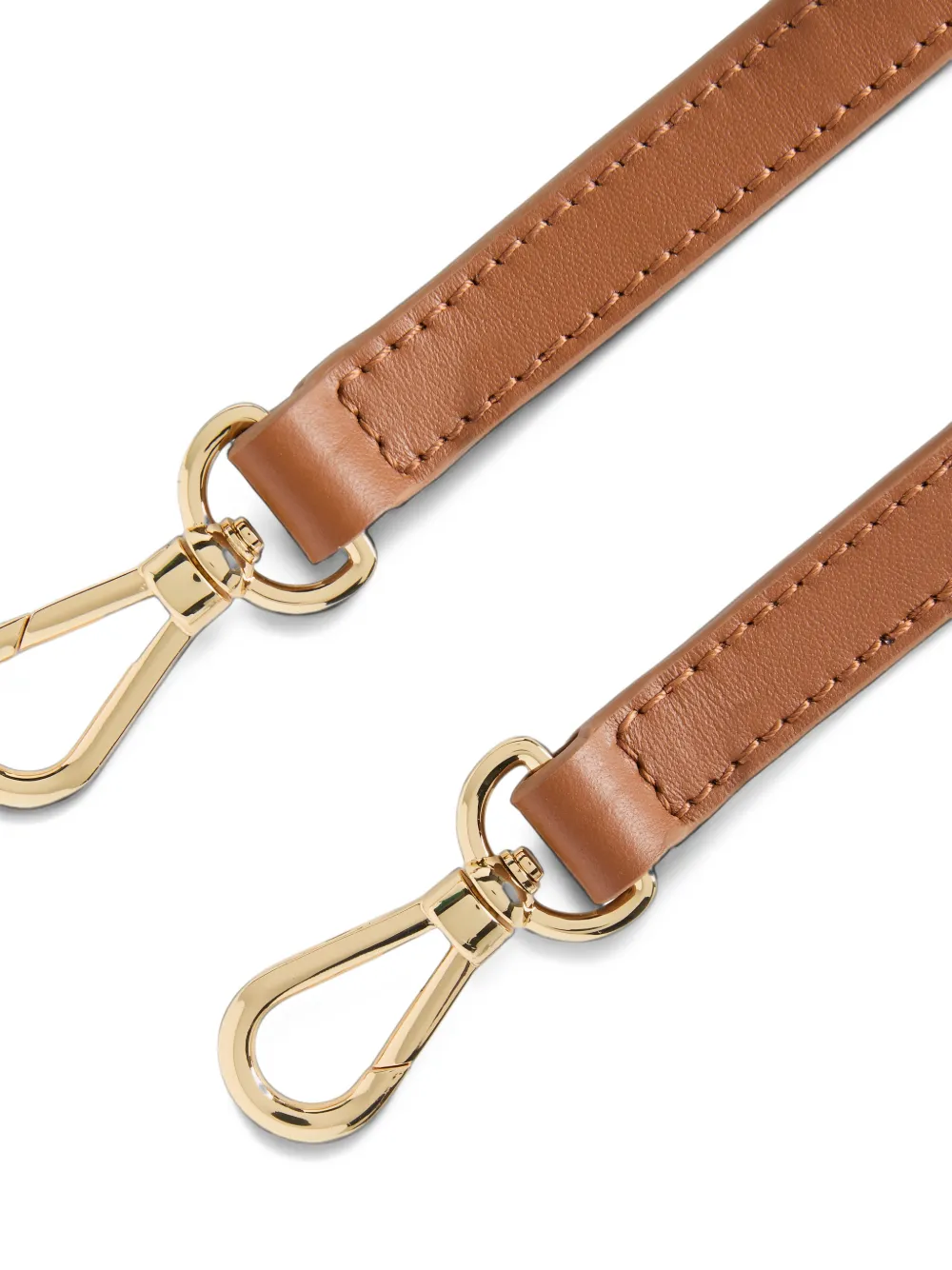 Lancel Mistral adjustable leather shoulder strap Bruin