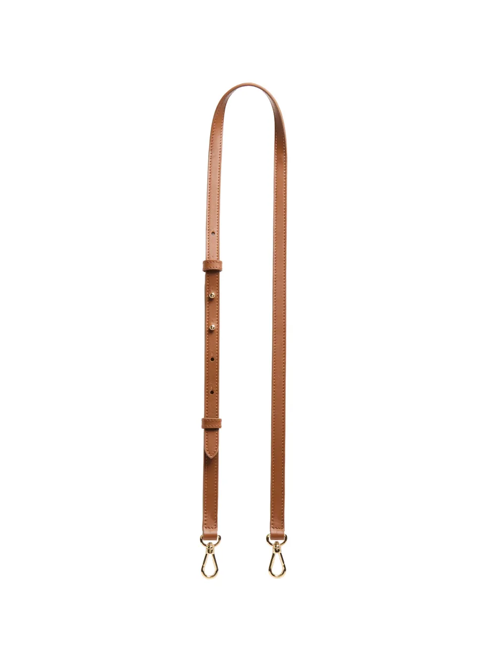 Lancel Mistral adjustable leather shoulder strap Bruin