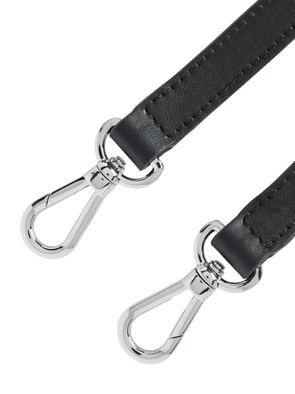 Lancel Mistral adjustable leather strap Zwart