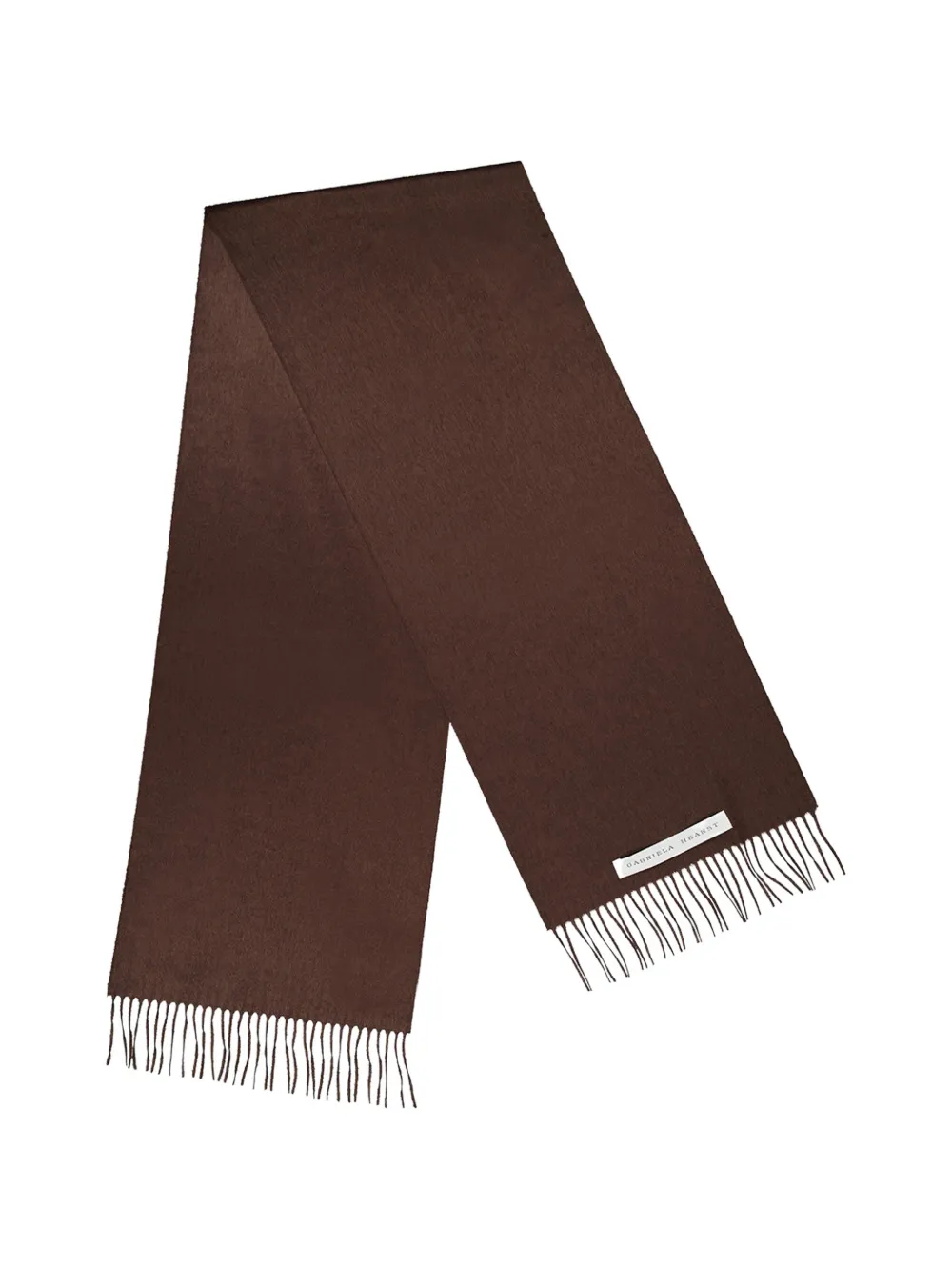 Gabriela Hearst Blaine brushed scarf - Brown
