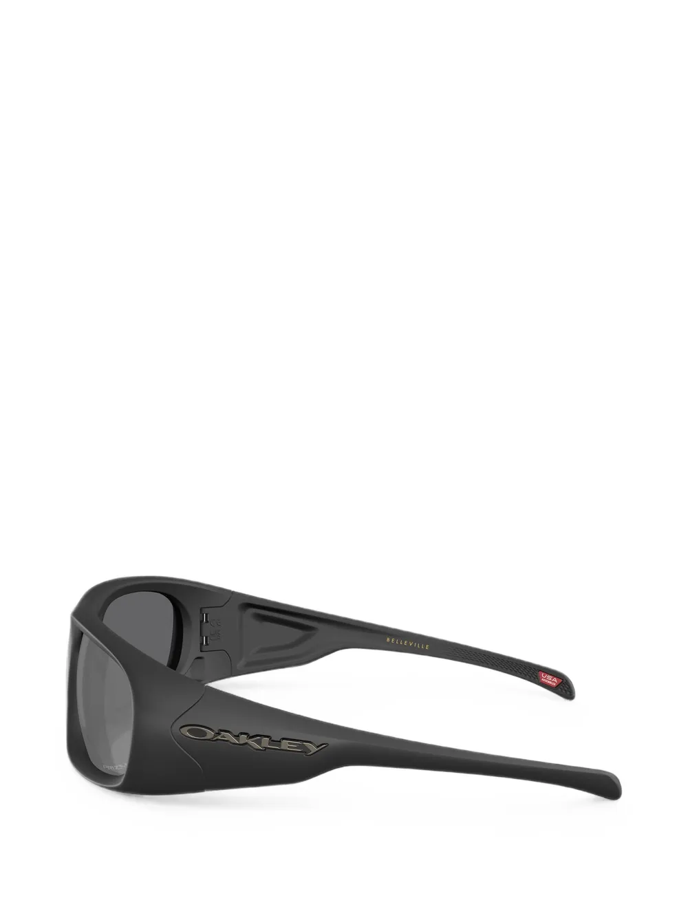 Oakley Belleville rectangle-frame sunglasses Zwart