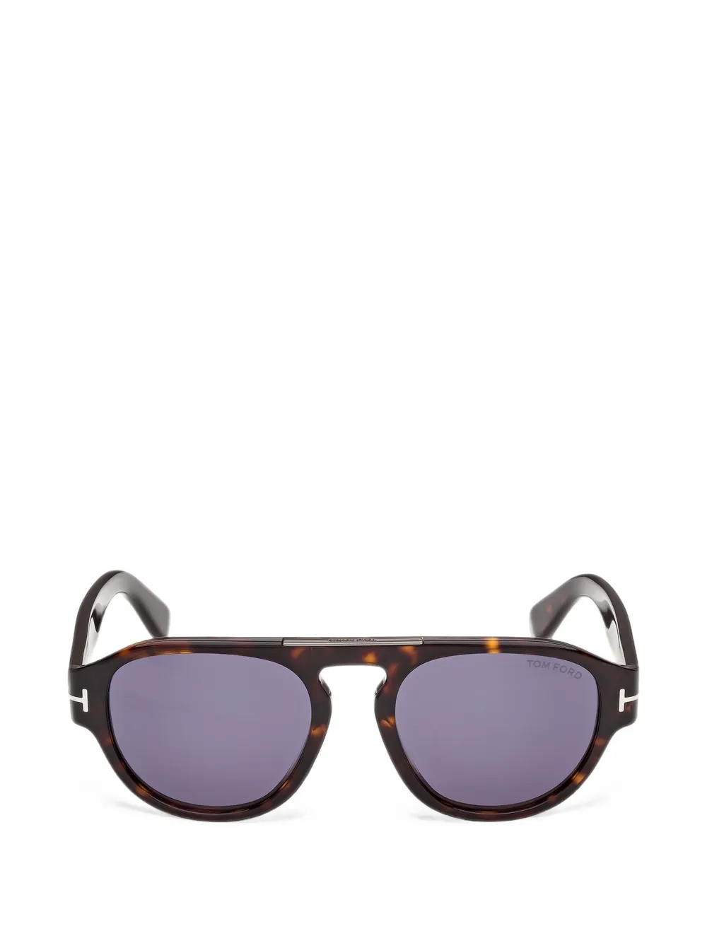 TOM FORD Eyewear Occhiali da sole Pablo-02 con effetto tartarugato - Marrone
