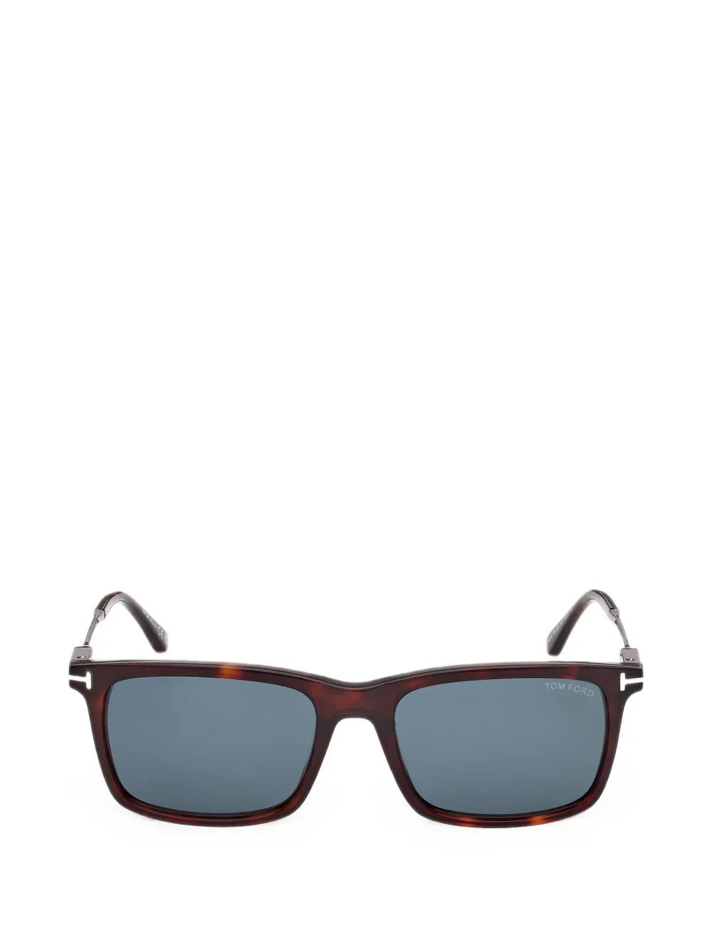 TOM FORD Eyewear Occhiali da sole Lee-02 con montatura rettangolare - Marrone