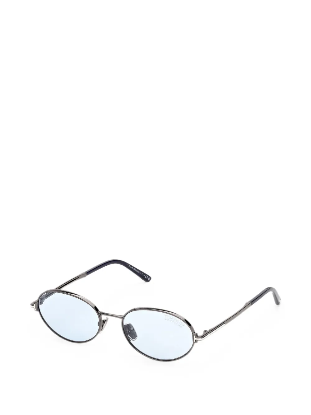 TOM FORD Eyewear Gina-02 zonnebril met ovalen montuur Grijs