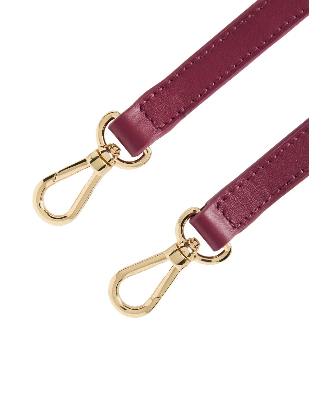 Lancel Mistral Rollable leather shoulder strap Paars
