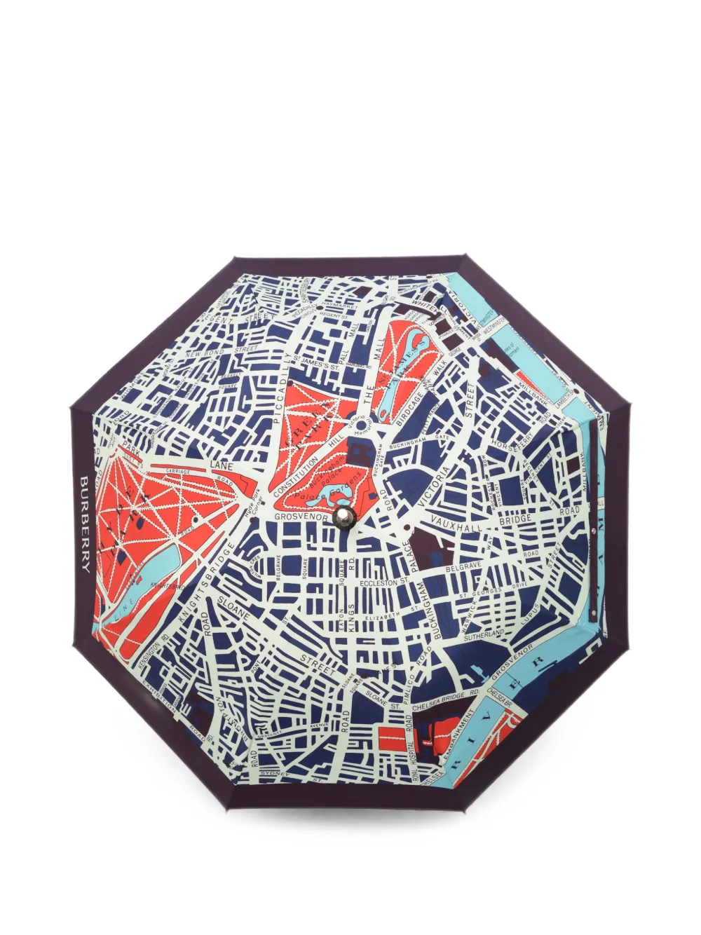 Burberry map walking umbrella
