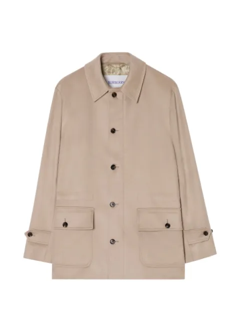 Burberry short cashmere Scafell car coat