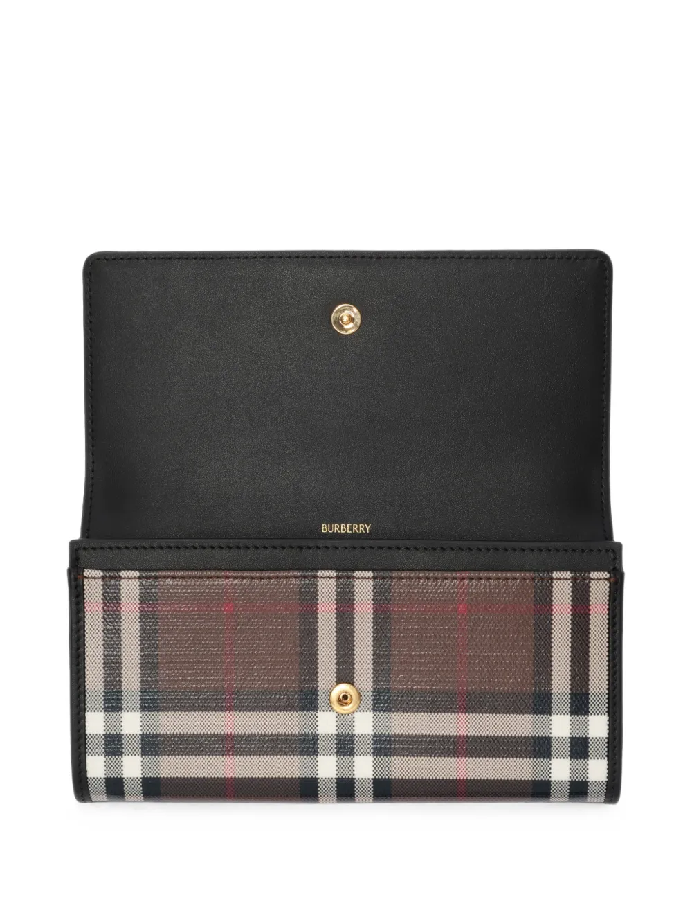 Burberry Geruite portemonnee Bruin