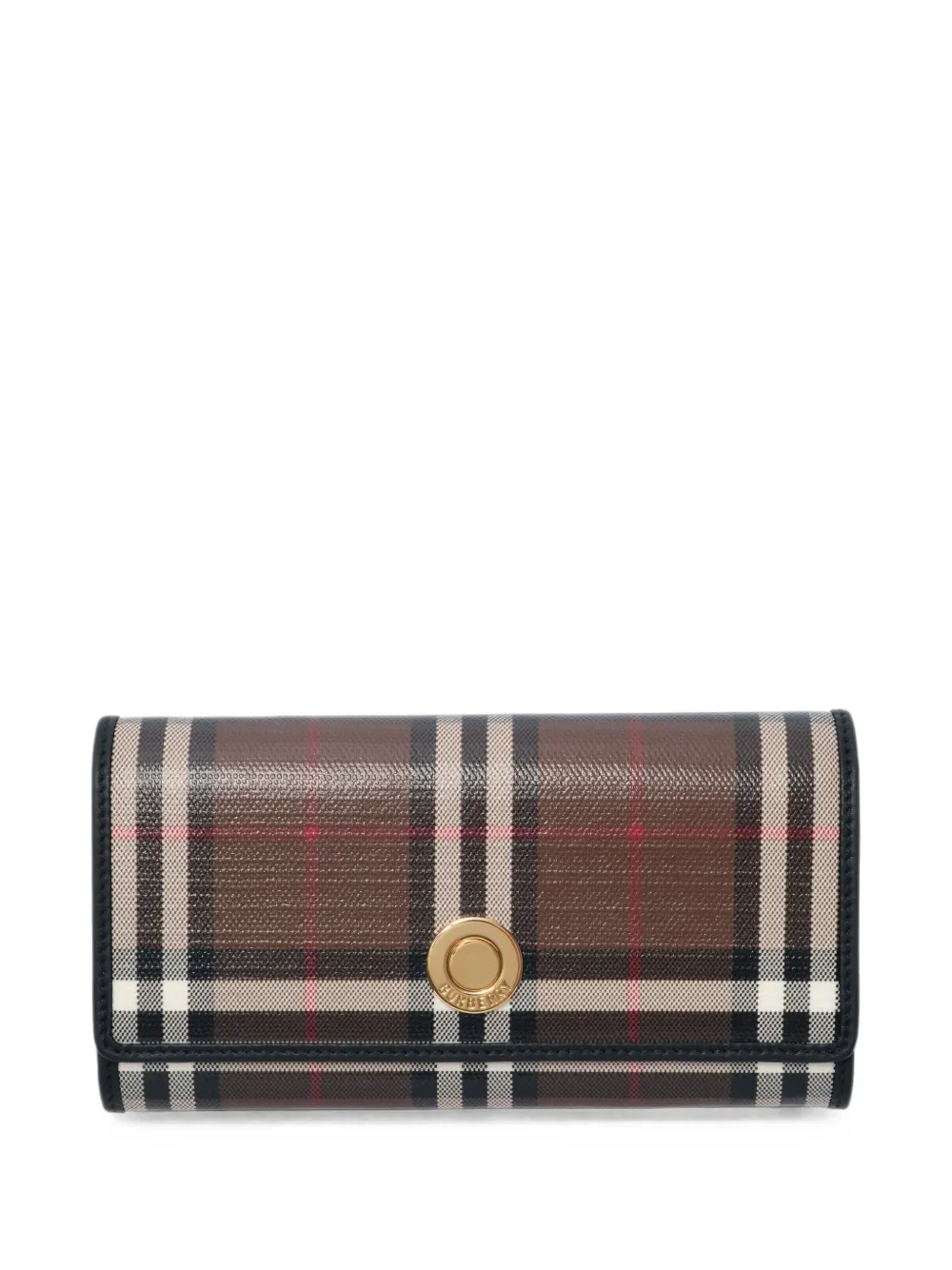 Burberry Check continental wallet