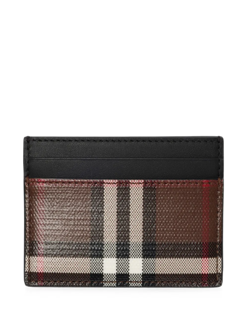 Burberry Check card case - Marrone