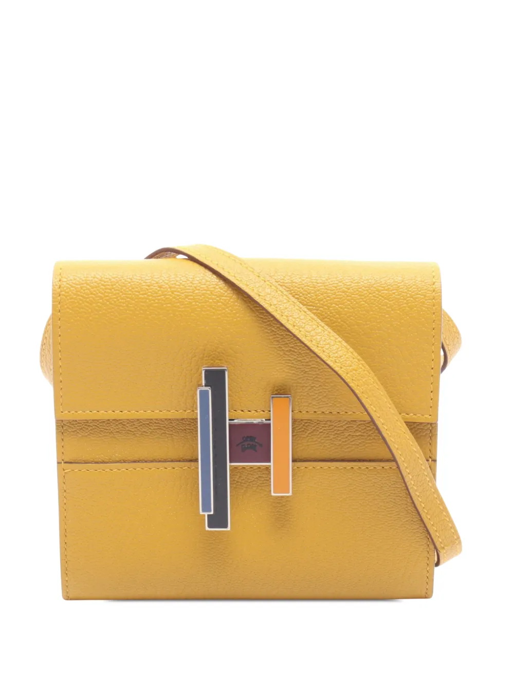 Hermès Pre-Owned 2019 Chevre Cinhetic To Go Wallet Umhängetasche - Gelb