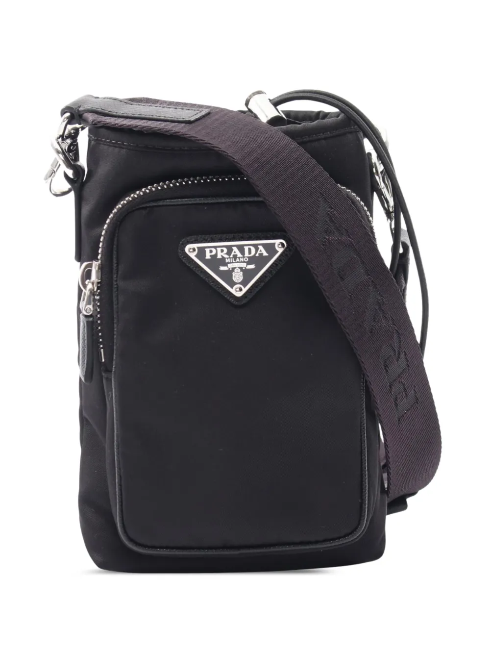 Prada Pre-Owned 2013-2026 Re-Nylon Smartphone Case crossbody bag - Nero