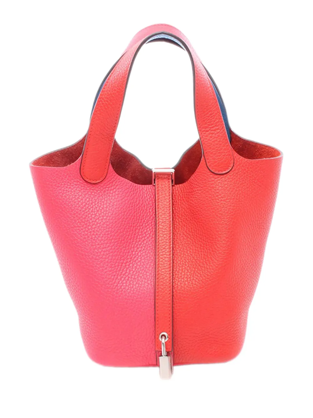 Hermès Pre-Owned 2021 zweifarbige Clemence Picotin Lock Handtasche 18cm - Rosa