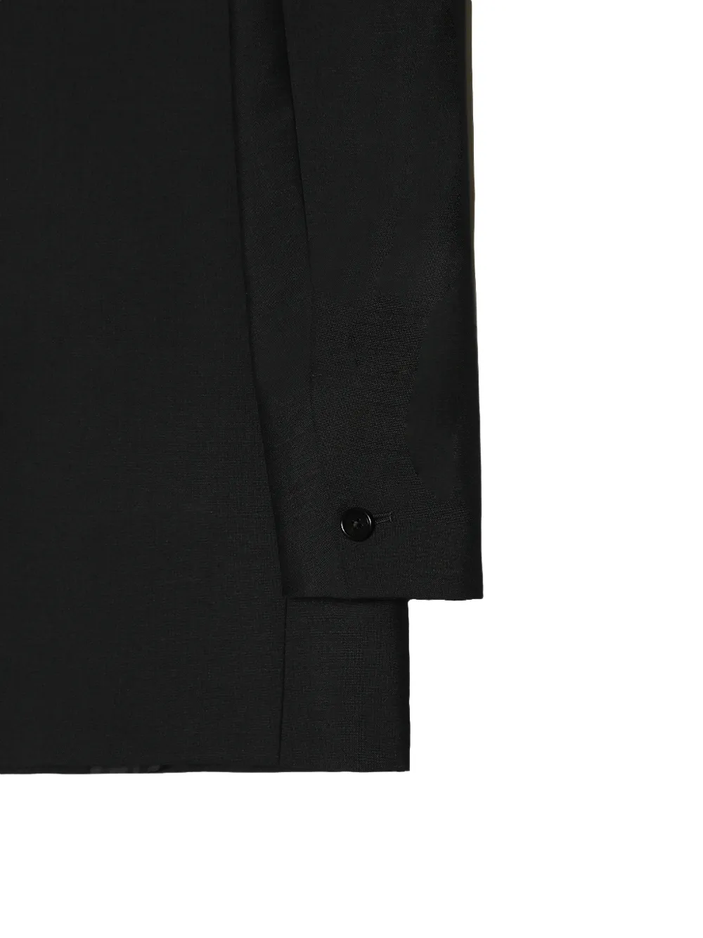 Jil Sander Jack met enkele rij knopen en gekerfde revers Zwart