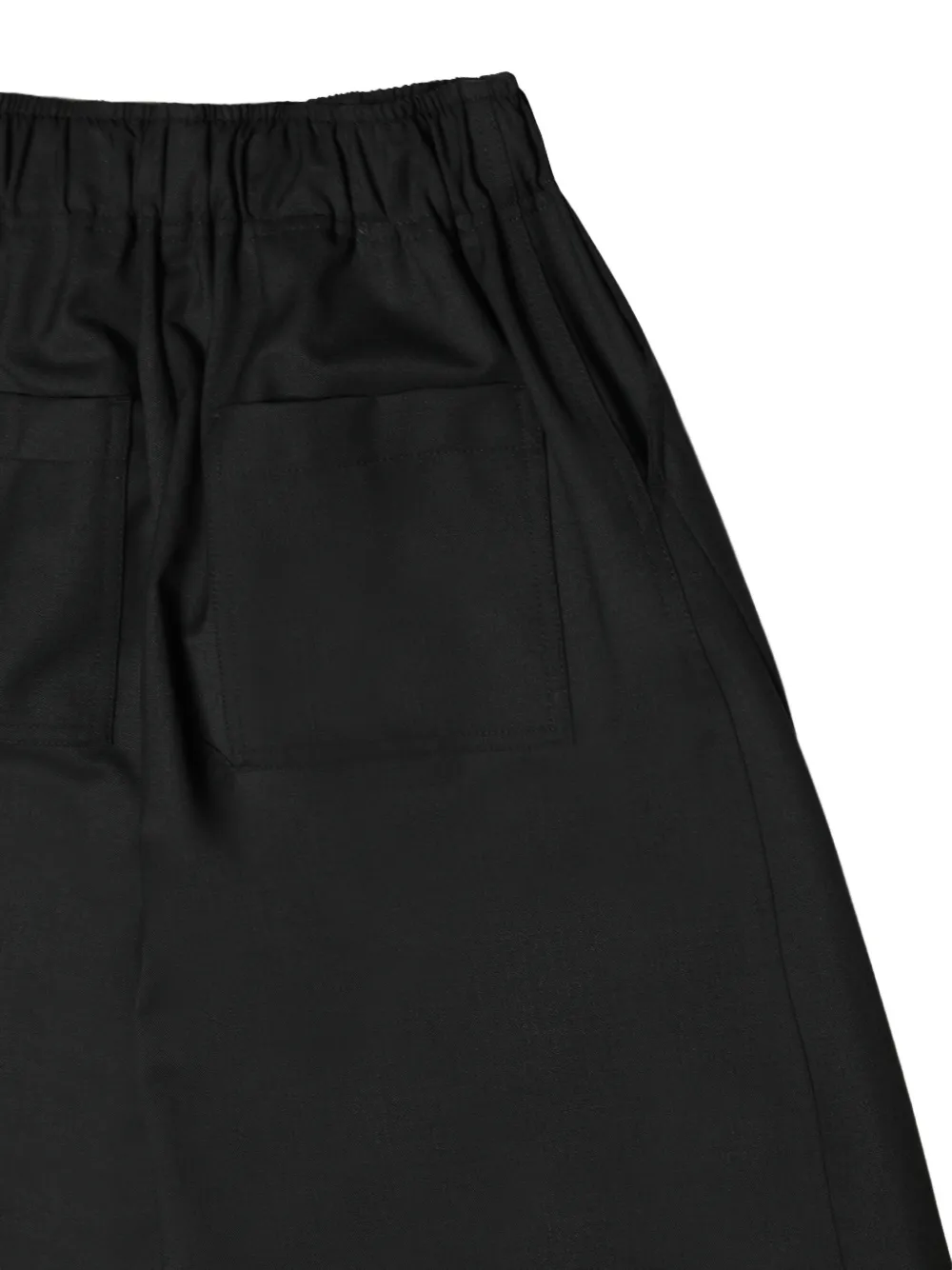 THELATEST Broek met elastische tailleband Zwart